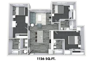 Floor Plan Image | The Nine at Memphis