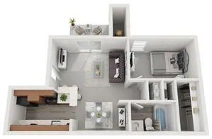 One Bedroom | 676 sqft