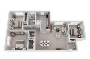 3 Bed 1.5 Bath