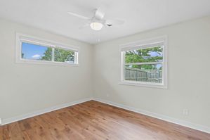 Bedrooms offer ample space and natural light