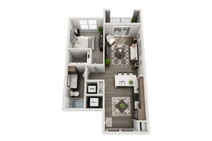 One Master Bedroom One Bathroom