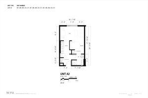 Unit A2 Floor Plan
