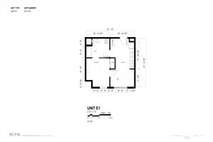 Unit E1 Floor Plan