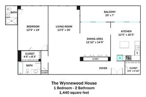 Wynnewood_1Bd2Ba_1440sqft