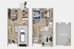 Summit 3 Bed 2.5 Bath Townhome
