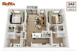 2 Bedroom 2 Bath