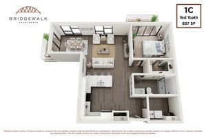 1 Bedroom 1 Bath