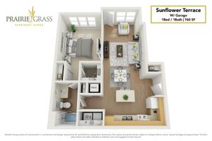 Sunflower Terrace w/ Garage