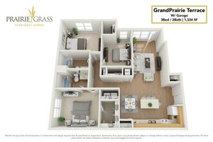 GRANDPRAIRIE TERRACE W/GARAGE