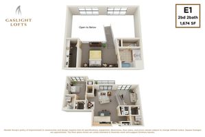 1 bedroom, 1 bath