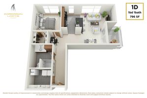 1 bedroom 1 bath