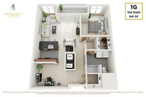 1 bedroom 1 bath
