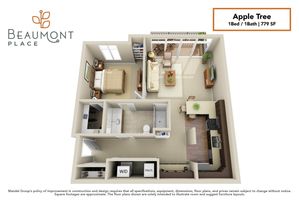 1 3 Bed Apartments Check Availability Beaumont Place Apartments