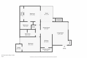 2x2 Lux floorplan