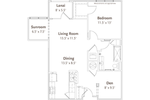 PONTEVEDRA | 1 Bed 1 Bath