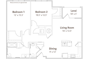 MARBELLA | 2 Bed 1.5 Bath
