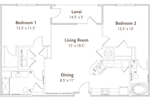 VALENCIA | 2 Bed 2 Bath