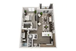 One Master Bedroom One Bathroom