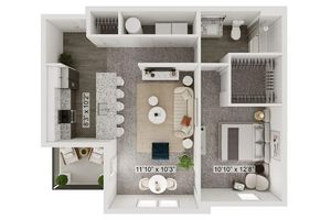 1C-1, Balcony availability may vary