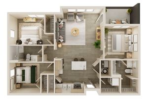 3 Bedroom Floor Plan | The Emory North Liberty | North Liberty, Iowa
