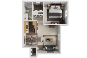 1 Bedroom Apartment