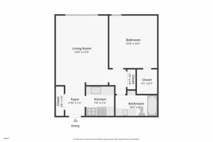 Large 1 bedroom