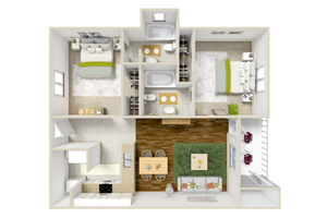 ReNew Tallahassee I 2 Bedroom 2 Bathroom Apartment I Furnished Apartments near FSU, FAMU, TSC in Tallahassee, FL