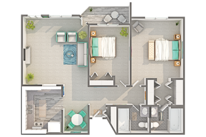 Birchwood | 2-Bedroom Floorplan