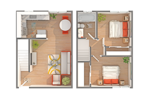 Imperial | 2-Bedroom Floorplan