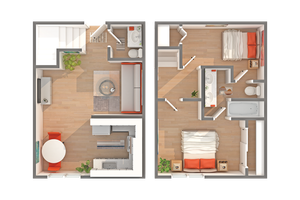 Balboa | 2-Bedroom Floorplan