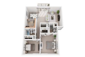 2 Bed 2 Bath