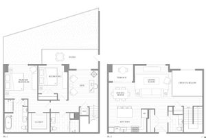 1Riva Row New Apartments | Luxury Apartments in Texas | 1Riva Row 2 bedroom townhome with Den