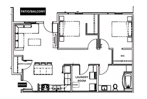 2A - 2 BED - 1000SF
