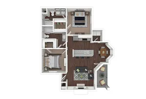 B4 | 2x2 | 1100 sf