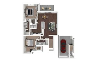 B5 | 2x2 | 1102 sf