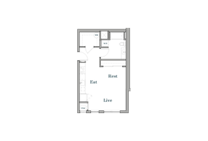 Studio A1 Floorplan
