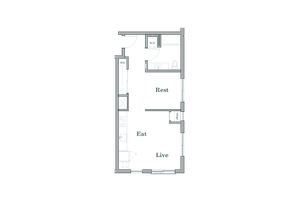 Studio A2 Floorplan