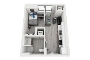 1BR/1BA