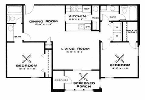 2x2 Small sq ft 1,149 sq ft