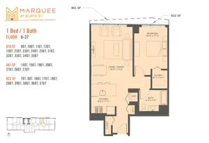 1 Bedroom x 07