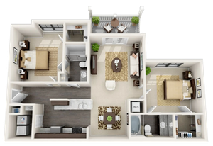 The Dallas - 1035 sqft.