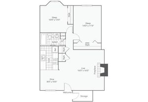 B1 Two Bedroom
