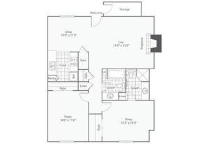 B3 Two Bedroom