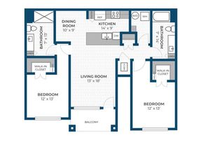 Floor Plan 2G | Seasons at Franklin | Apartments in Franklin, WI