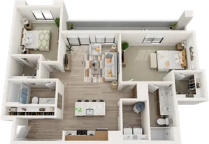 Acero Harvest Station - Oxford Floor Plan