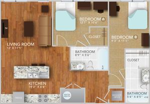 Atmosphere - 2 BEDROOM, 2 BATH XL