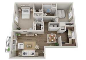 B1-Two Bedroom Flat