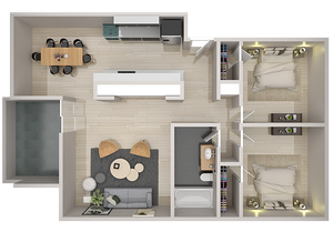 Daisy 2 Bedroom