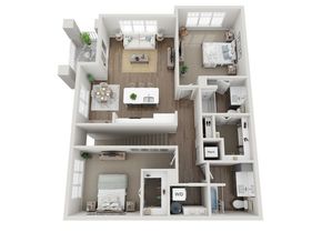 Floor Plan 2C | Seasons at Mount Pleasant | Apartments in Mount Pleasant, WI