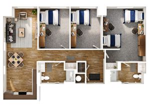 3 Bedroom 2 Bath